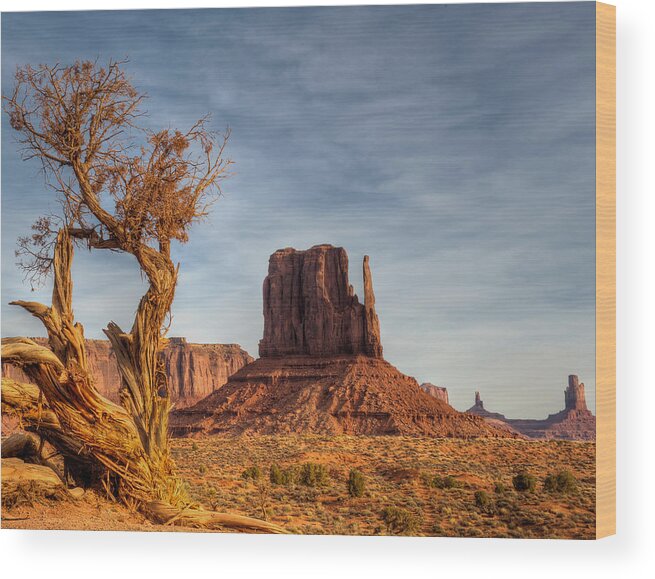 Scenics Wood Print featuring the photograph West Mitten by Merilee Phillips