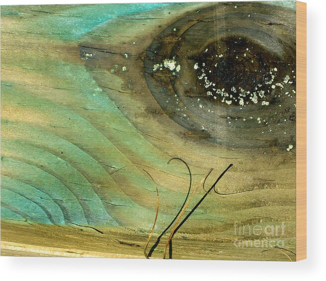 Whale Wood Print featuring the photograph Whale Eye by Michael Cinnamond