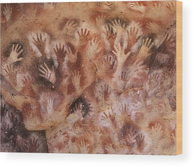 Cueva De Las Manos Wood Print featuring the photograph Cave Of The Hands, Argentina #1 by Javier Truebamsf