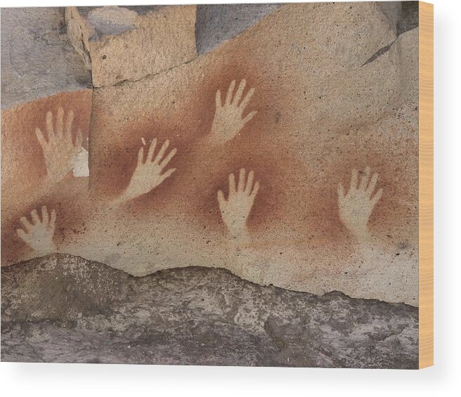 Cueva De Las Manos Wood Print featuring the photograph Cave Of The Hands, Argentina by Javier Truebamsf