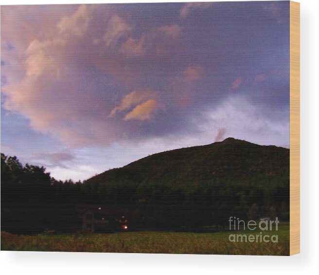  Wood Print featuring the photograph A Storm Rolls In From The West 39 by Peggy Miller