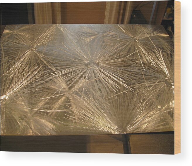  Wood Print featuring the sculpture Allot more Electrons by Rick Roth