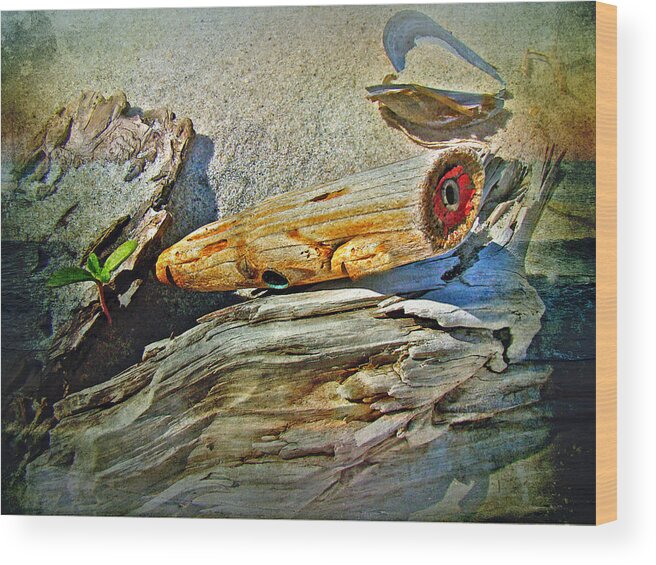 Lure Wood Print featuring the photograph An Old Warrior Comes Home by Carol Senske