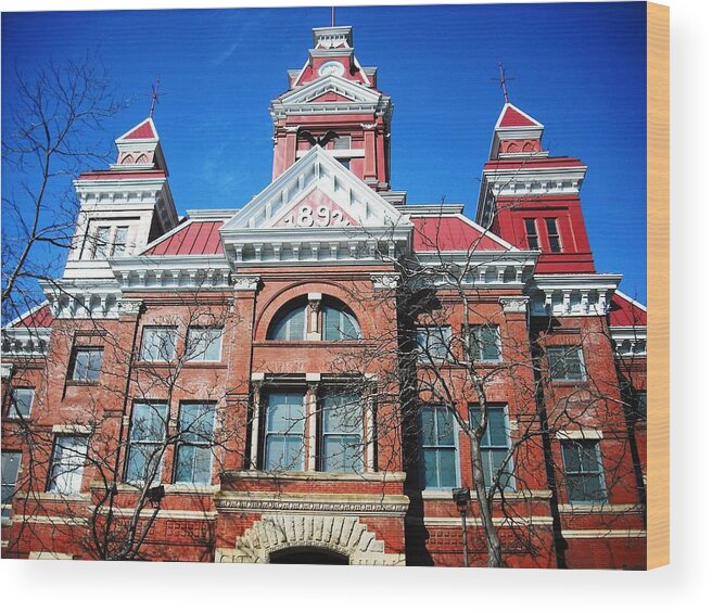 Bellingham Wood Print featuring the photograph Bellingham City Hall by Kelly Manning