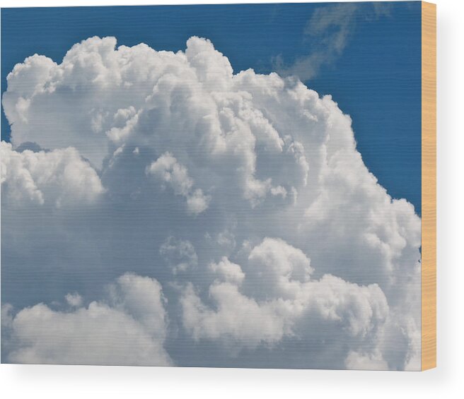 Cloudy Wood Print featuring the photograph Billow by Azthet Photography