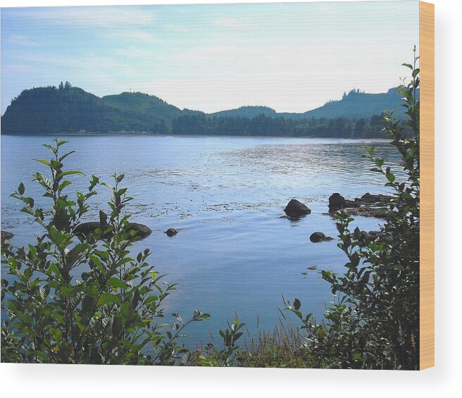 Clallam Bay Wood Print featuring the photograph Clallam Bay by Kelly Manning