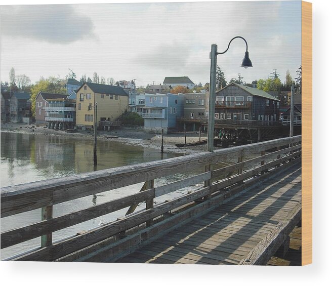 Pier Wood Print featuring the photograph Coupeville Pier by Kelly Manning