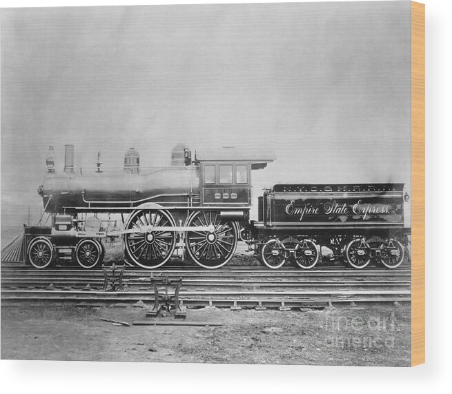 Historic Wood Print featuring the photograph Empire State Express No. 999 by Omikron