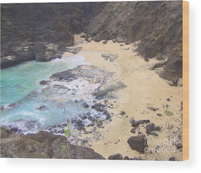 Beach Wood Print featuring the photograph From Here to Eternity Beach by Mary Deal