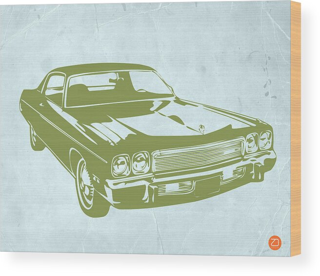 Auto Wood Print featuring the photograph My Favorite Car 5 by Naxart Studio