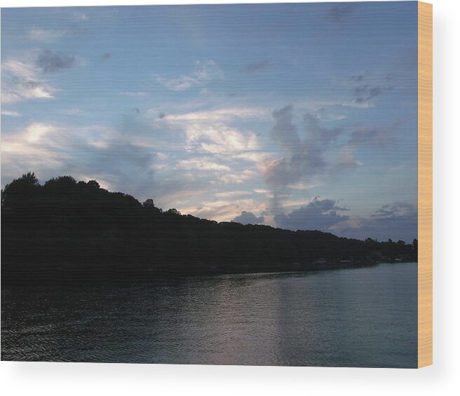 Painted Mountain Lake Wood Print featuring the photograph Painted Mountain Lake by Brian Maloney