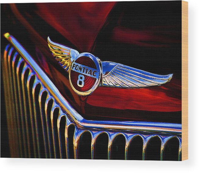 Classic Wood Print featuring the digital art Red Wings by Douglas Pittman