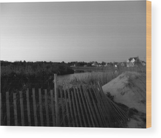 Rhode Wood Print featuring the photograph Rhode Island Seaside by Kim Galluzzo