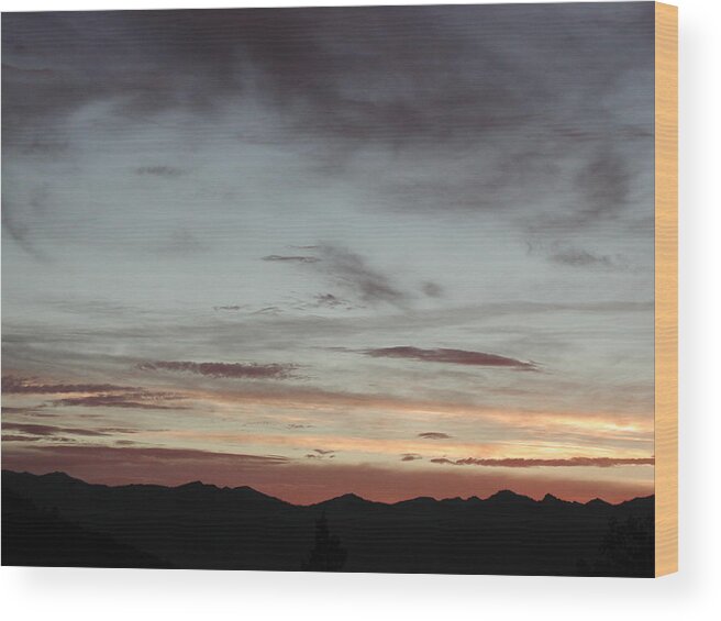  Wood Print featuring the photograph Skyscape Sublime by William McCoy