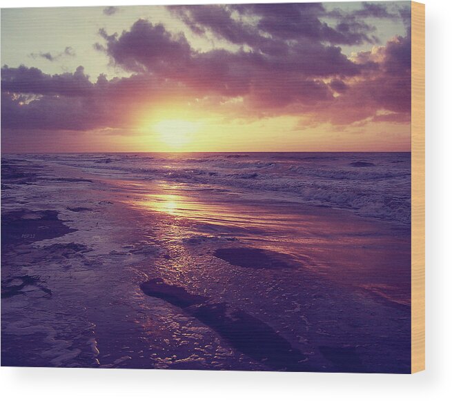 Photography Wood Print featuring the photograph South Carolina Sunrise by Phil Perkins