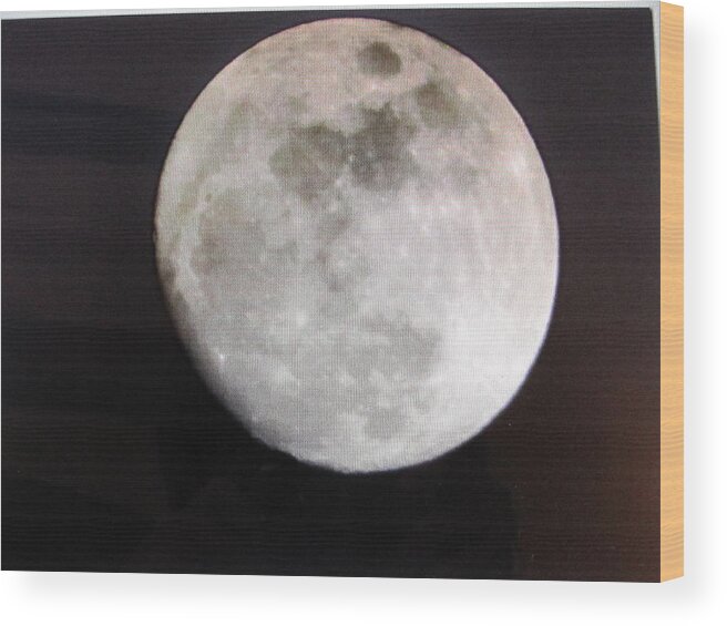 Full Moon Wood Print featuring the photograph The Magic of the Moon by Shawn Hughes