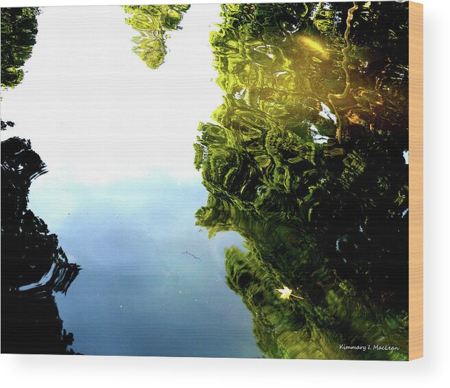 Above Wood Print featuring the photograph Above the Water #1 by Kimmary MacLean