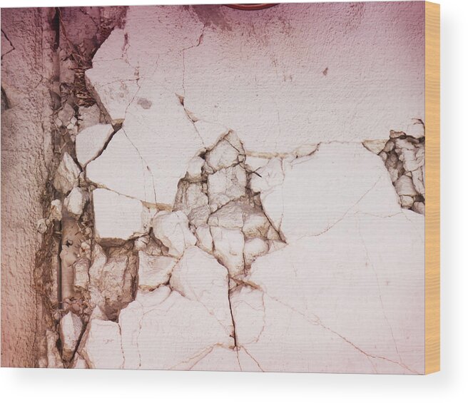 Peeling Paint Wood Print featuring the photograph Crowsfeet #1 by Jessica Levant