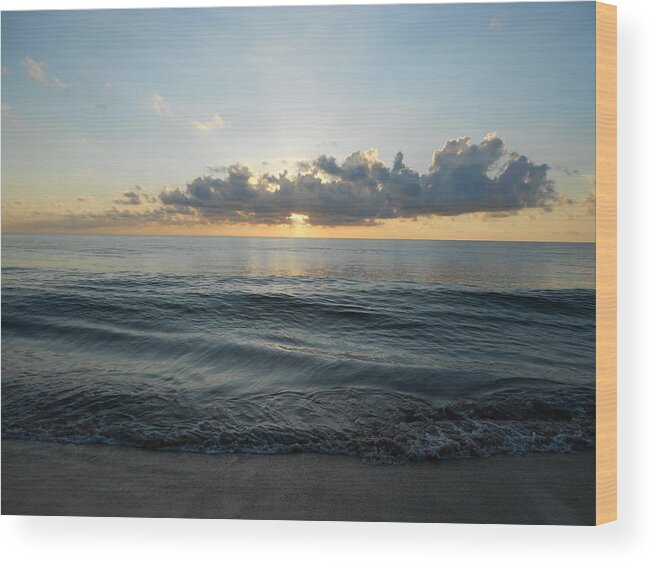 Sunrise Wood Print featuring the photograph 11-11-11 by Sheila Silverstein