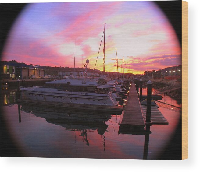 Albufeira Portugal Wood Print featuring the photograph Albufeira Portugal #2 by Paul James Bannerman