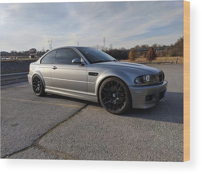 Bmw M3 Coupe Wood Print featuring the photograph BMW M3 Coupe #2 by Jackie Russo