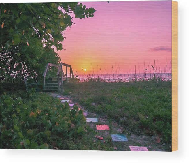  Wood Print featuring the photograph My Atlantic Dream - Sunrise #1 by Carlos Avila
