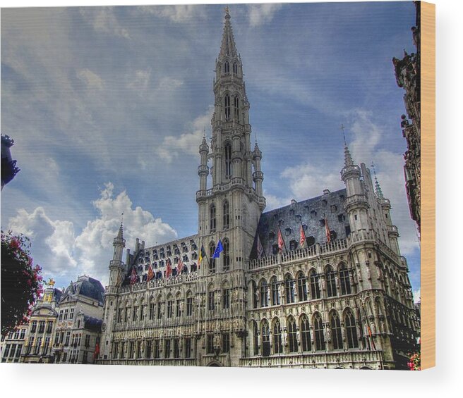 Brussels Belgium Wood Print featuring the photograph Brussels BELGIUM by Paul James Bannerman