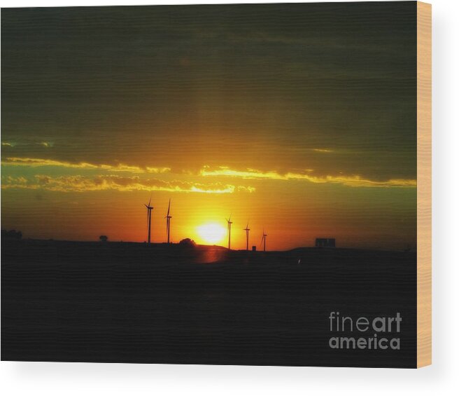  Wood Print featuring the photograph A Brighter Future by Kelly Awad