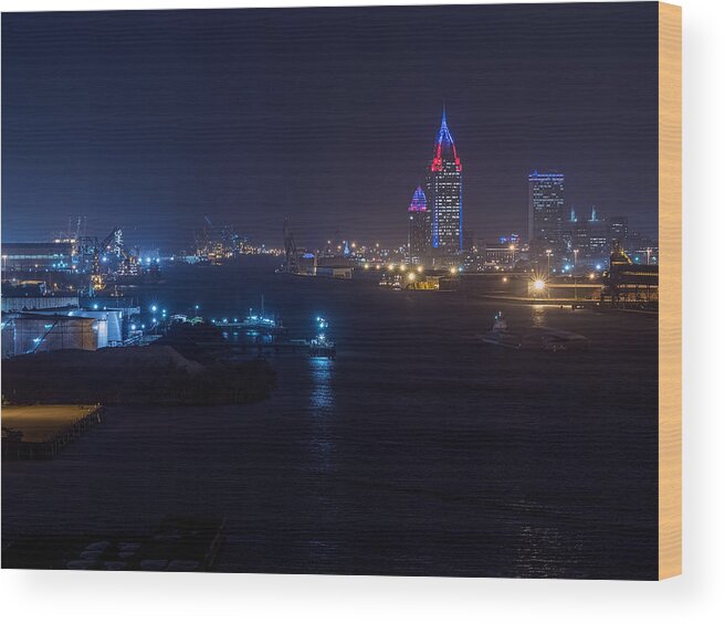Port Wood Print featuring the photograph Alabama's Port City by Brad Boland