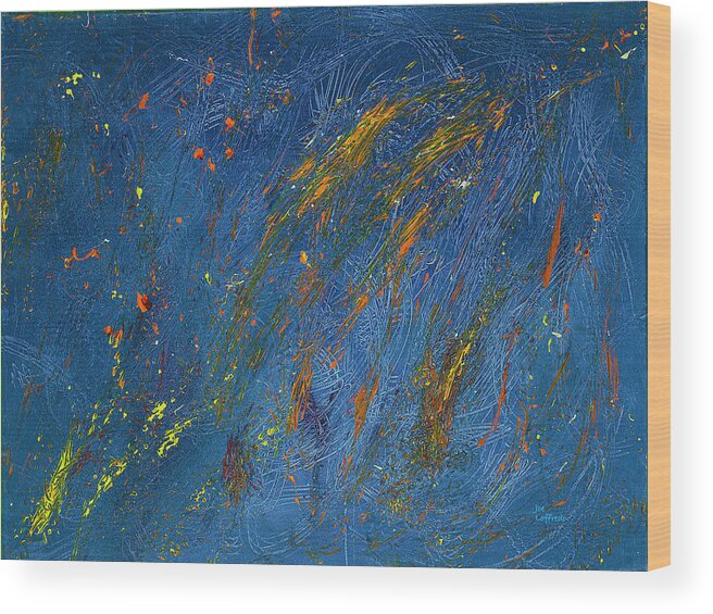 Andromeda Wood Print featuring the painting Andromeda by Joe Loffredo