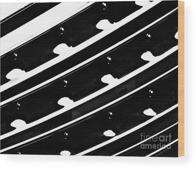 Automobile Wood Print featuring the photograph Auto Grill 21 by Sarah Loft