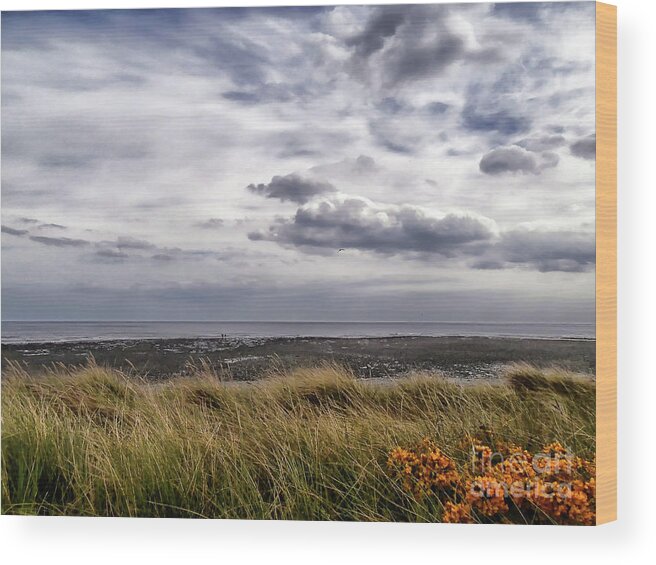 Ireland Wood Print featuring the photograph Beach In Ireland by Nina Ficur Feenan