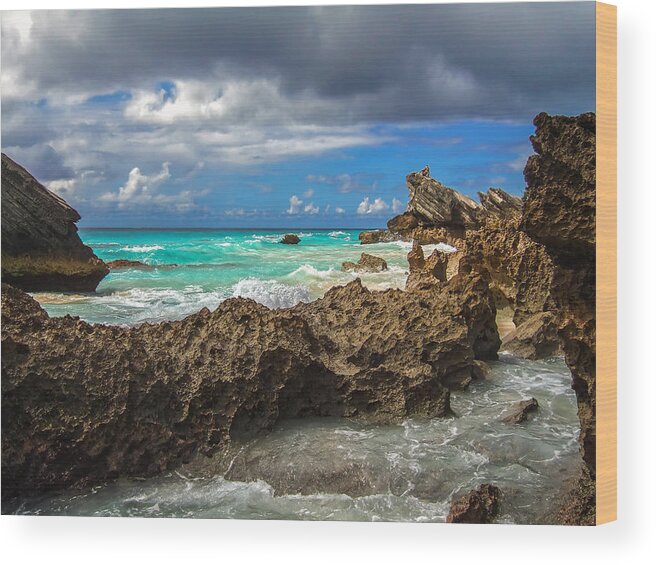 Atlantic Wood Print featuring the photograph Beautiful Bermuda by Lori Coleman