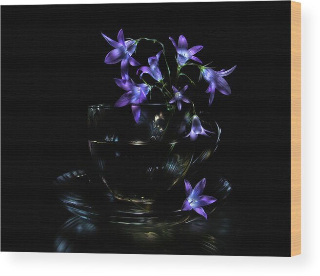 Bluebell Wood Print featuring the photograph Bluebells by Alexey Kljatov