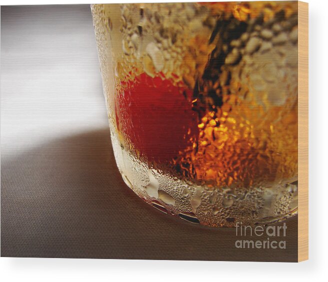 Bourbon Wood Print featuring the photograph Bourbon Chill by Mark Holbrook