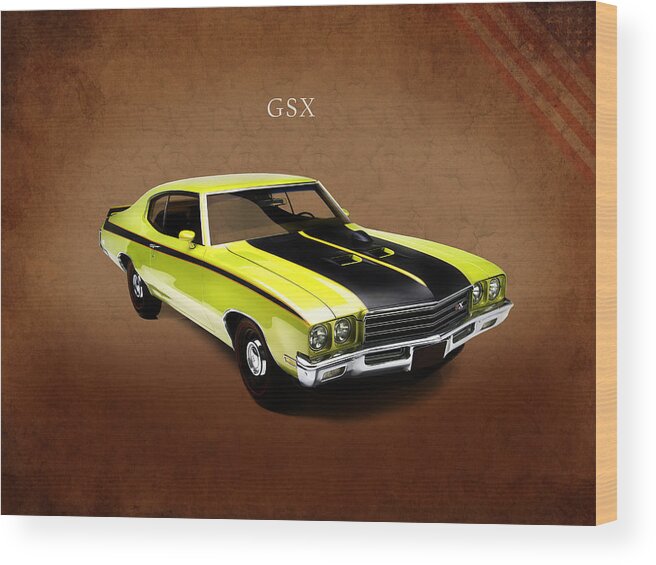 Buick Gsx Wood Print featuring the photograph Buick GSX 1971 by Mark Rogan