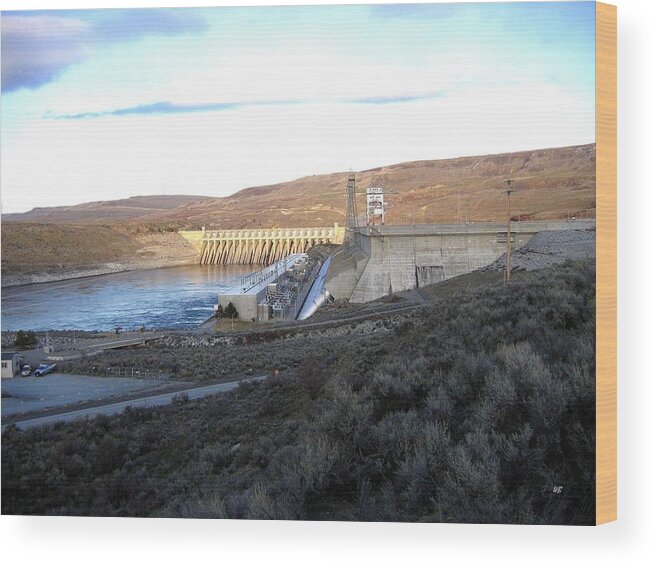 Chief Joseph Dam Wood Print featuring the photograph Chief Joseph Dam by Will Borden