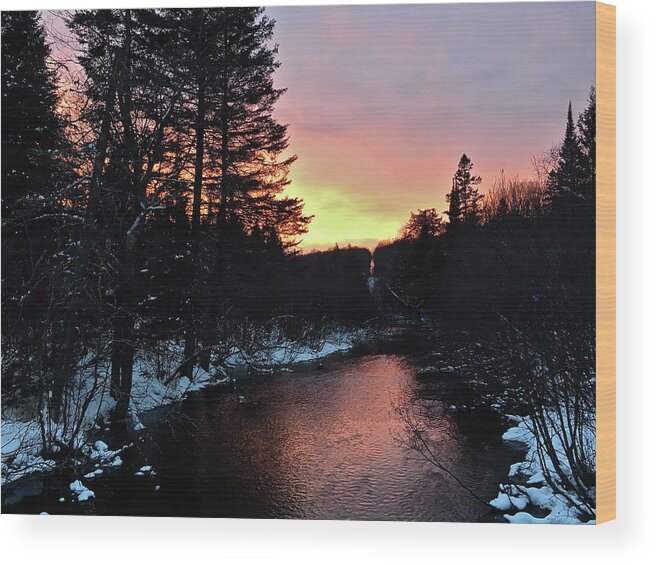  Wood Print featuring the photograph Cook's Run by Dan Hefle