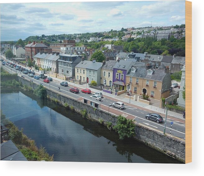 Town Of Cork Wood Print featuring the photograph Cork by Sue Morris