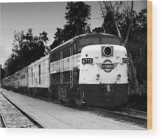 Akron Wood Print featuring the photograph Cuyahoga Valley Line I by Ken Krolikowski