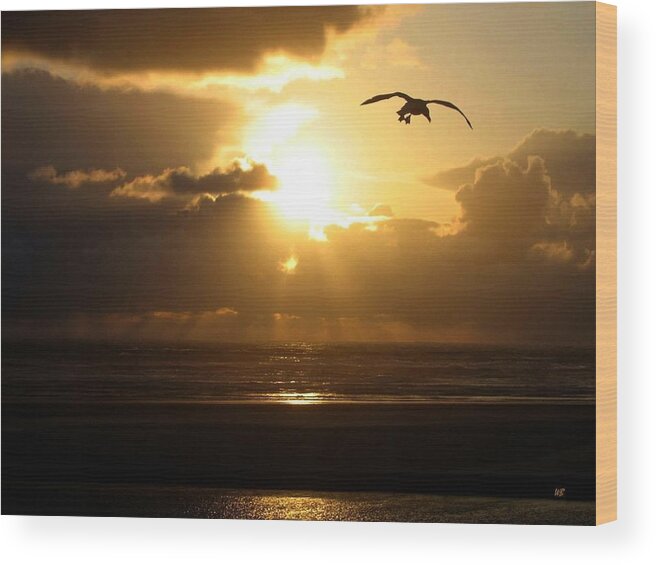 Sunset Wood Print featuring the photograph Dazzling Dusk by Will Borden