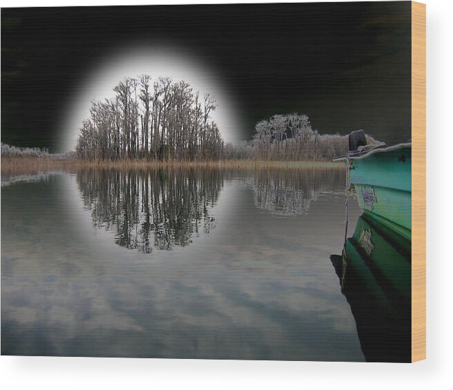 Boats Wood Print featuring the photograph Dream Lake by Rick McKinney