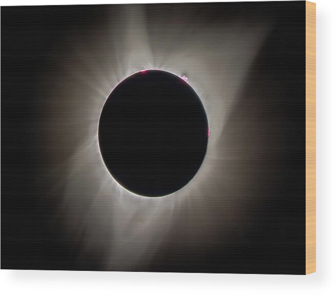 Eclipse Wood Print featuring the photograph Eclipse by Marc Crumpler