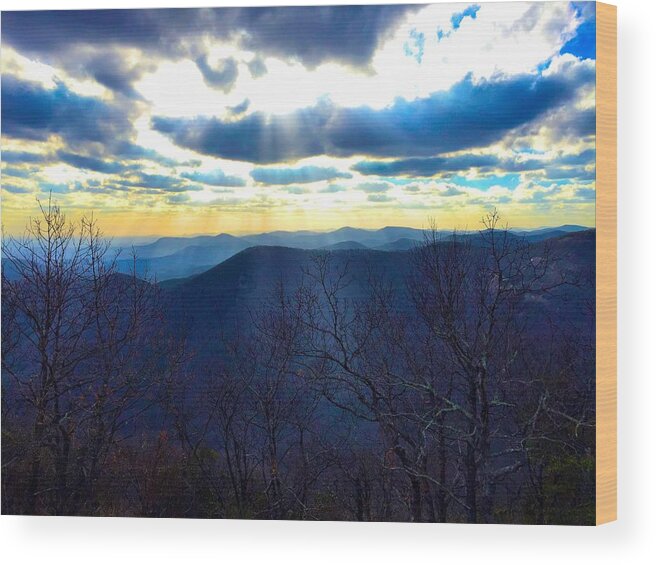 Landscape Wood Print featuring the photograph Glory by Richie Parks