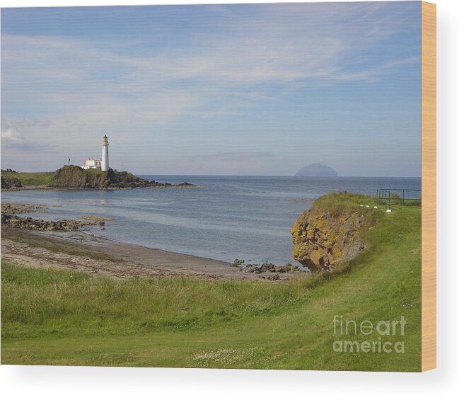 Landscape Wood Print featuring the photograph Golf at Turnberry Scotland by Jan Daniels