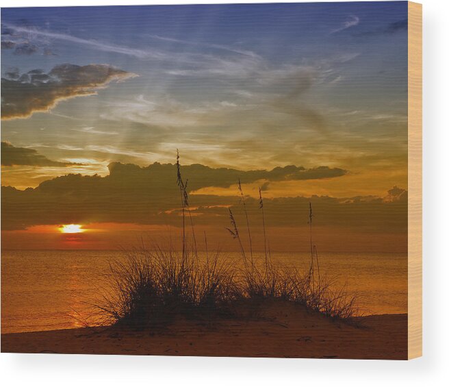 United Staates Wood Print featuring the photograph Gorgeous Sunset by Melanie Viola