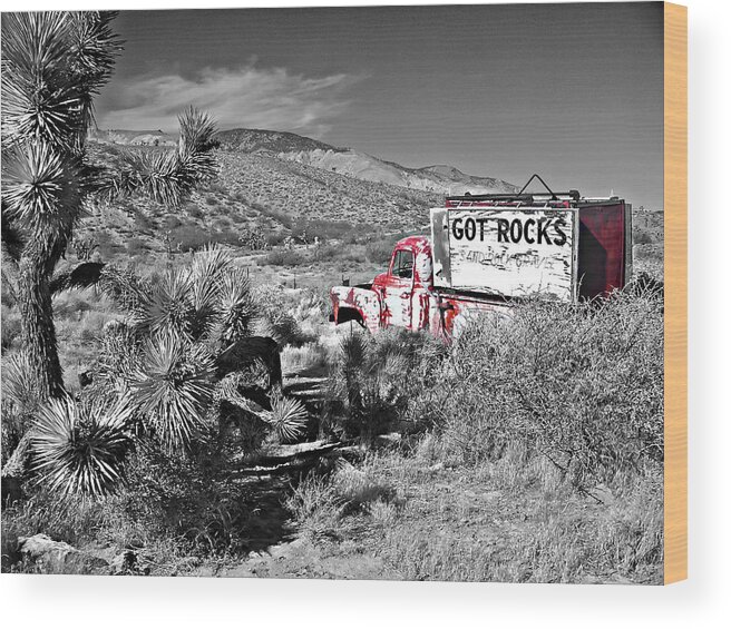 California Wood Print featuring the photograph Got Rocks by T Cairns