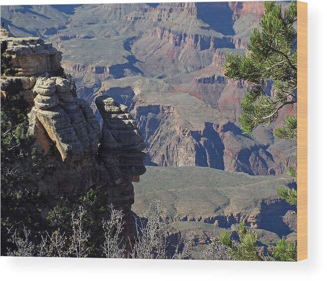  Wood Print featuring the digital art Grand Canyon 9 by Steve Breslow