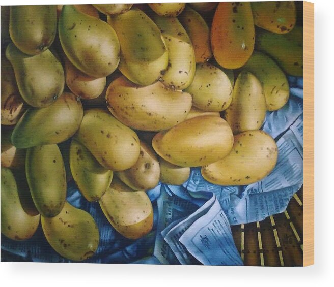 Mango Wood Print featuring the painting Guimaras by Nante Carandang