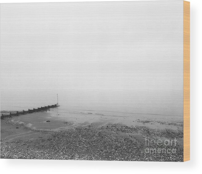 North Sea Wood Print featuring the photograph Haar by John Edwards